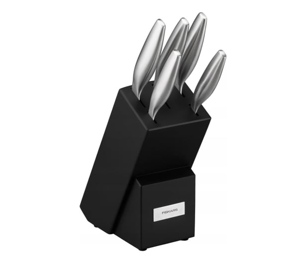 Fiskars Zestaw 5 noży kuchennych w bloku All Steel 1020241 - 1193730 - zdjęcie