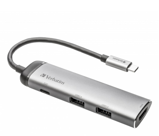 Verbatim USB-C - 2x USB 3.0, USB-C 3.1, HDMI 4K - 1192939 - zdjęcie
