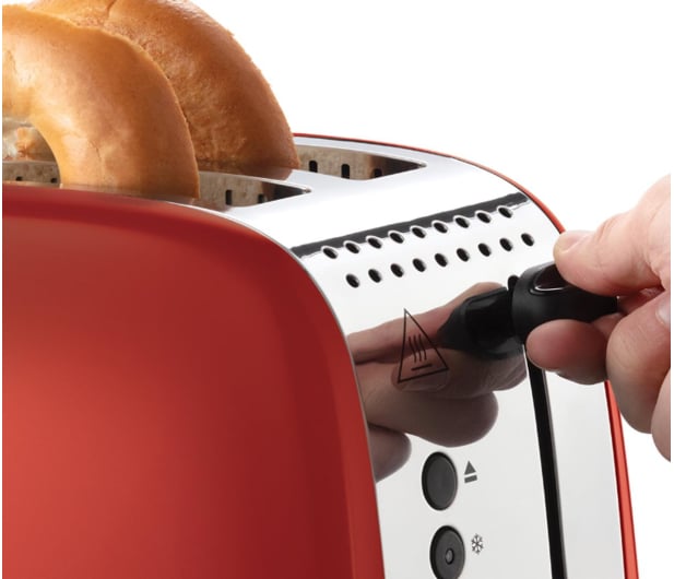 Russell Hobbs Colours Plus 2S Toaster Red - 1194467 - zdjęcie 4