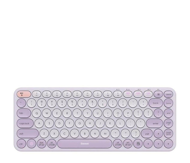 Baseus K01A Wireless Tri-Mode Keyboard Nebula Purple - 1193757 - zdjęcie