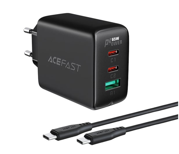 ACEFAST Ładowarka sieciowa 2 x USB-C , USB 65W - 1204946 - zdjęcie