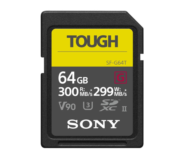 Sony 64GB SDXC Tough UHS-II U3 V90 300MB/s - 1204891 - zdjęcie