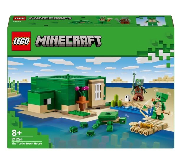 LEGO Minecraft 21254 Domek na plaży żółwi - 1205486 - zdjęcie