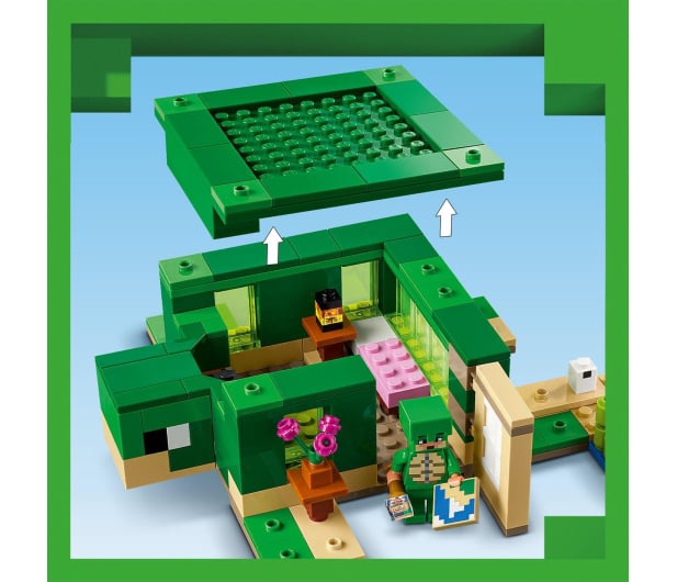 LEGO Minecraft 21254 Domek na plaży żółwi - 1205486 - zdjęcie 11