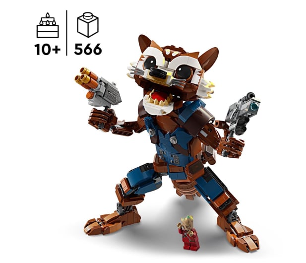 LEGO Super Heroes Marvel 76282 Rocket i Mały Groot - 1205484 - zdjęcie 3