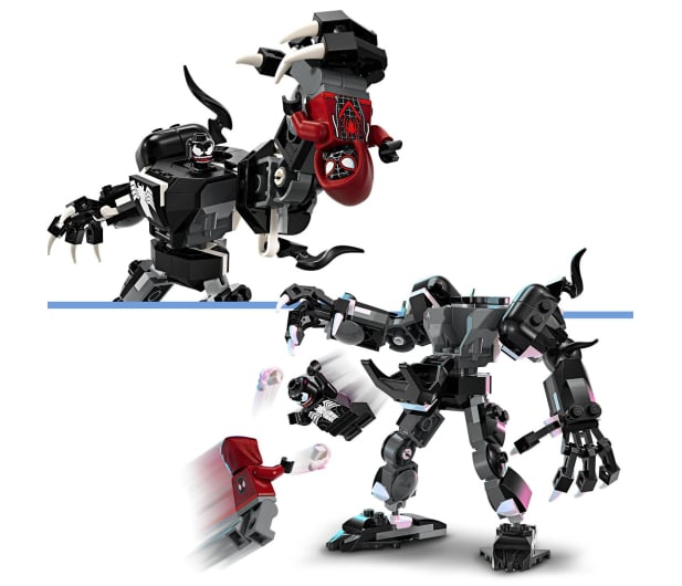 LEGO Super Heroes 76276 Mechaniczna zbroja Venom vs Miles Morales - 1202180 - zdjęcie 4