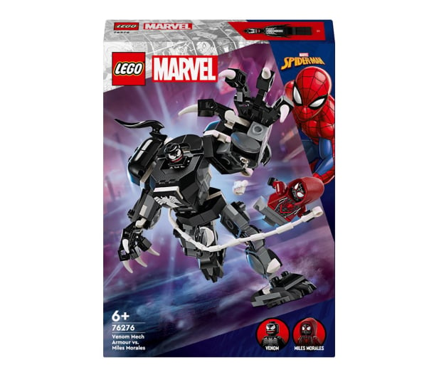 LEGO Super Heroes 76276 Mechaniczna zbroja Venom vs Miles Morales - 1202180 - zdjęcie