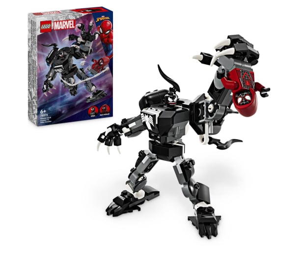 LEGO Super Heroes 76276 Mechaniczna zbroja Venom vs Miles Morales - 1202180 - zdjęcie 2