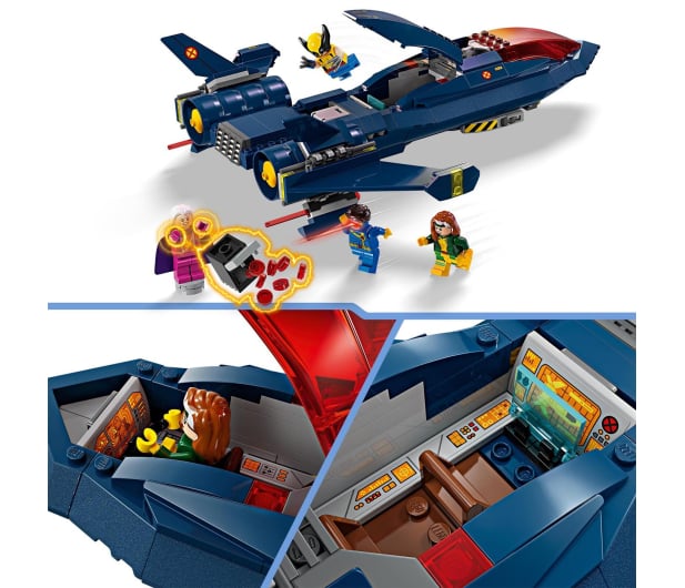 LEGO Super Heroes 76281 Odrzutowiec X-Menów - 1202241 - zdjęcie 4