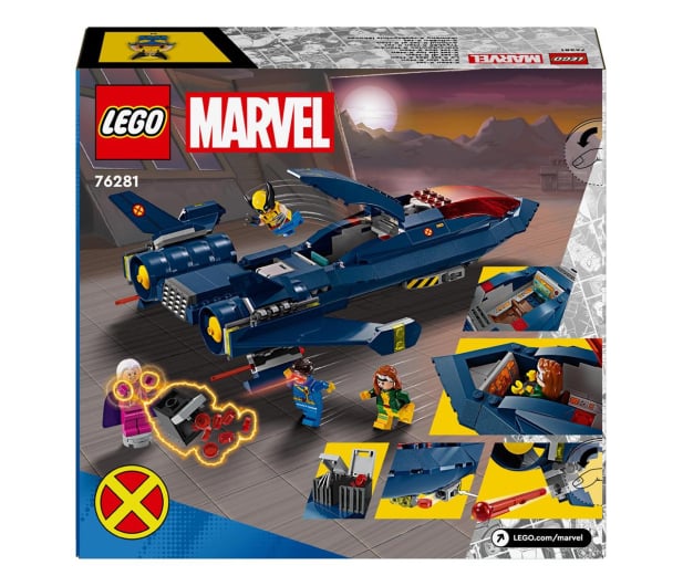 LEGO Super Heroes 76281 Odrzutowiec X-Menów - 1202241 - zdjęcie 7