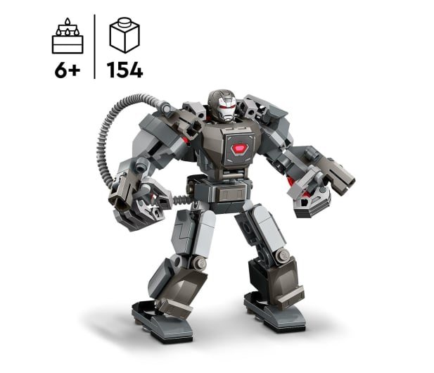 LEGO Super Heroes 76277 Mechaniczna zbroja War Machine - 1202187 - zdjęcie 3