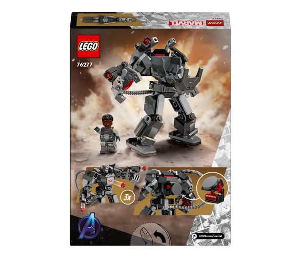 LEGO Super Heroes 76277 Mechaniczna zbroja War Machine - 1202187 - zdjęcie 7