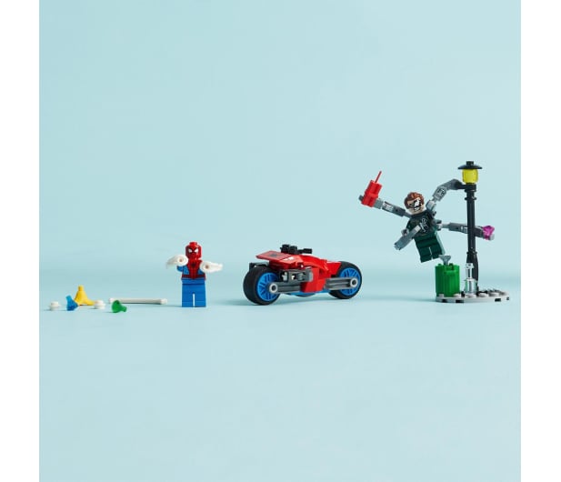 LEGO Super Heroes 76275 Pościg na motocyklu Spider-Man vs Doc Ock - 1202119 - zdjęcie 6