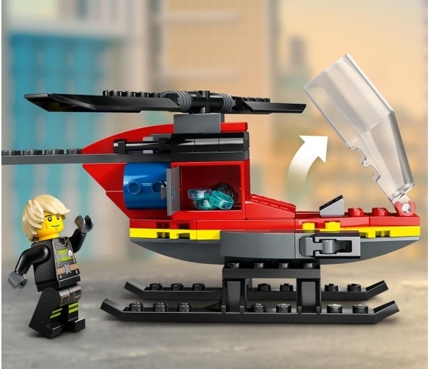LEGO City 60411 Strażacki helikopter ratunkowy - 1202614 - zdjęcie 9