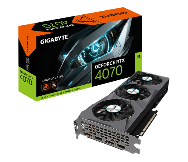 Gigabyte GeForce RTX 4070 EAGLE OC V2 12GB GDDR6X - 1205339 - zdjęcie