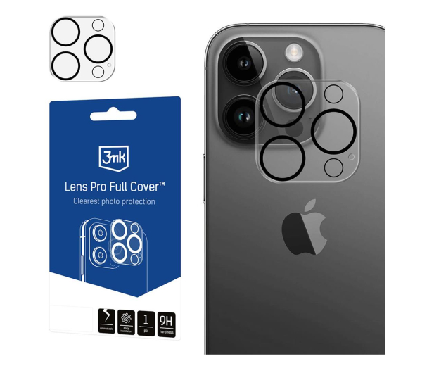 3mk Lens Pro Full Cover do iPhone 12 Pro Max - 1205528 - zdjęcie