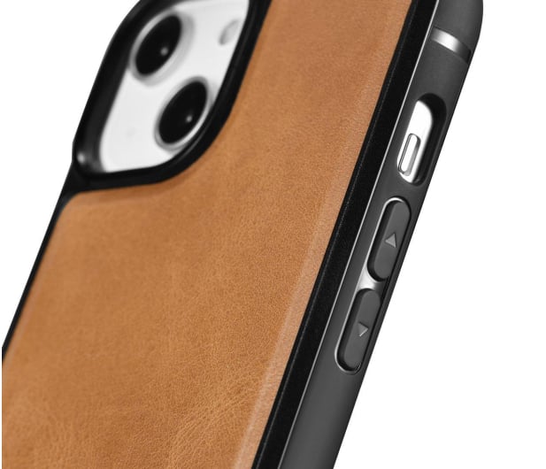 iCarer Leather Oil Wax do iPhone 14 Plus brązowy - 1201148 - zdjęcie 5