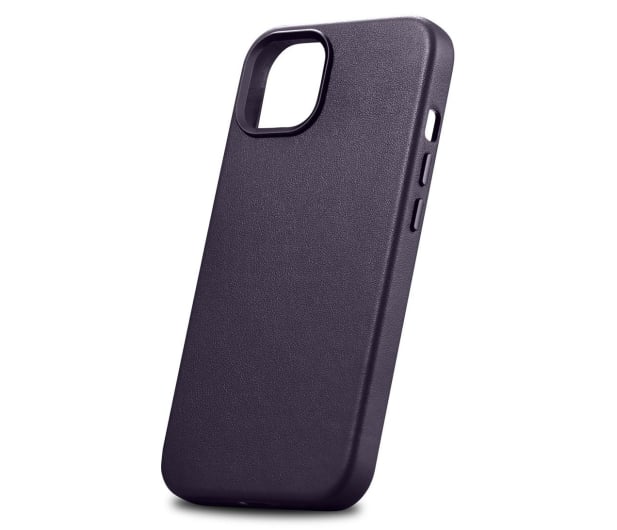 iCarer Leather Case do iPhone 14 Plus (MagSafe) fioletowy - 1201181 - zdjęcie 3