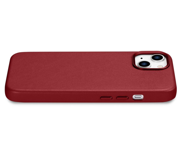 iCarer Leather Case do iPhone 14 Plus (MagSafe) czerwony - 1201111 - zdjęcie 8