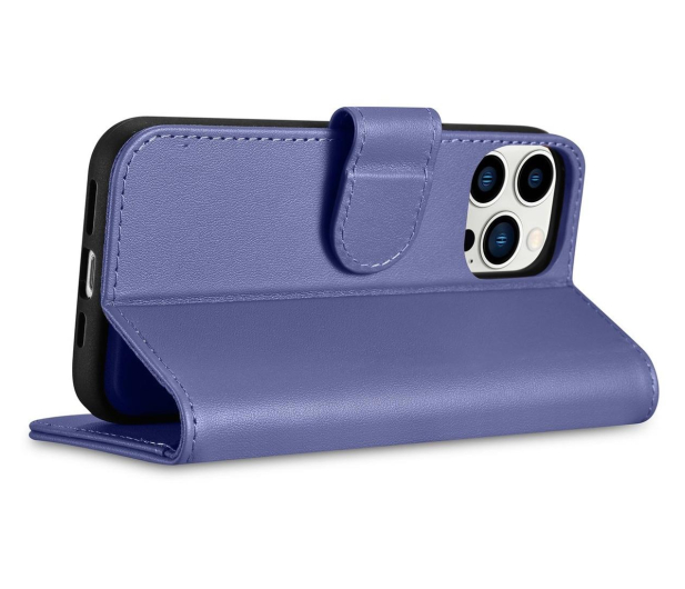 iCarer Wallet Case do iPhone 14 Pro (anti-RFID) fioletowy - 1201191 - zdjęcie 5