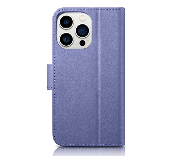 iCarer Wallet Case do iPhone 14 Pro (anti-RFID) fioletowy - 1201191 - zdjęcie 2