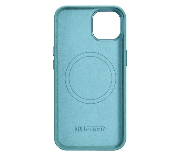 iCarer Litchi Premium LeatherCase do iPhone 14 Plus(MagSafe) green - 1201114 - zdjęcie 3
