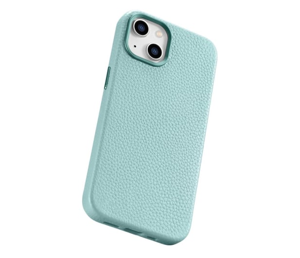 iCarer Litchi Premium LeatherCase do iPhone 14 Plus(MagSafe) green - 1201114 - zdjęcie 4