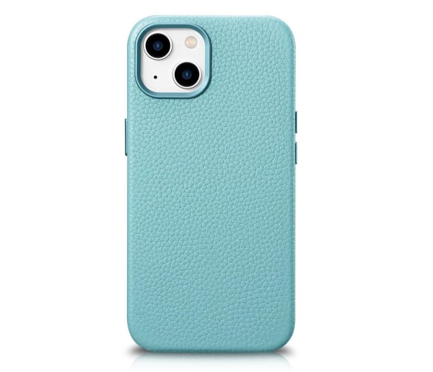 iCarer Litchi Premium LeatherCase do iPhone 14 Plus(MagSafe) green - 1201114 - zdjęcie