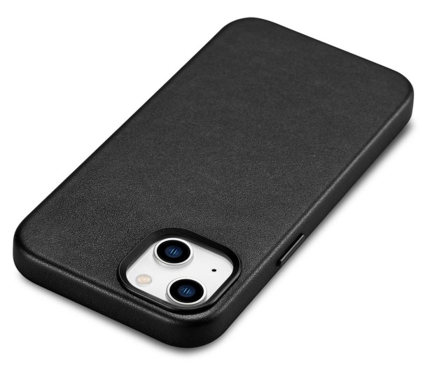 iCarer Leather Case do iPhone 14 (MagSafe) czarny - 1201086 - zdjęcie 5