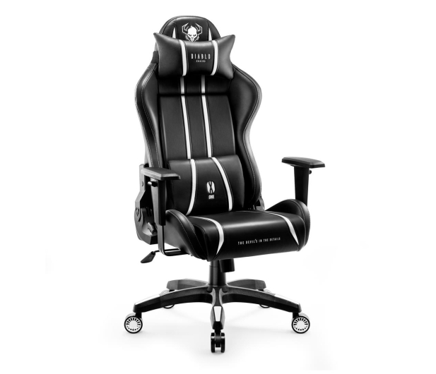 Diablo Chairs X-One 2.0 King Size Czarno-biały - 1208650 - zdjęcie