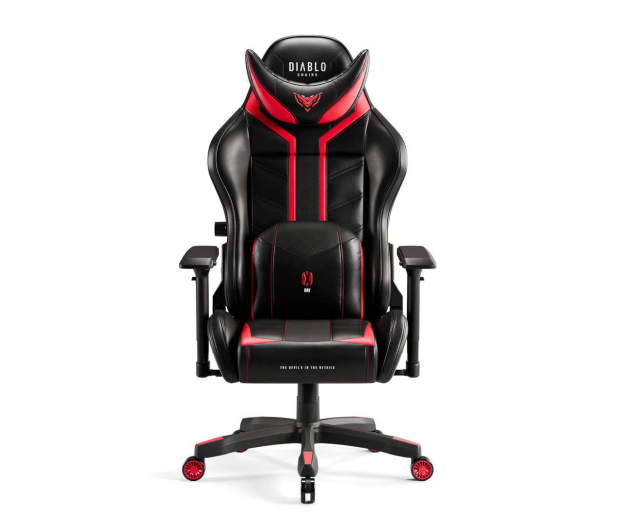 Diablo Chairs X-Ray 2.0 King Size Czarno-czerwony - 1208641 - zdjęcie 2