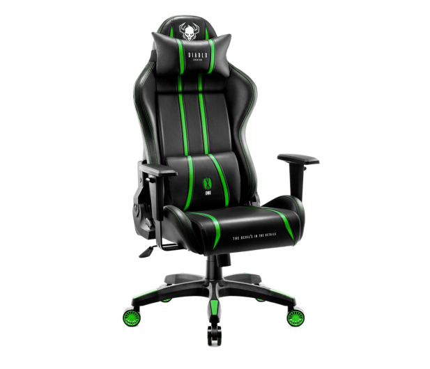 Diablo Chairs X-One 2.0 Normal Size Czarno-zielony - 1208663 - zdjęcie