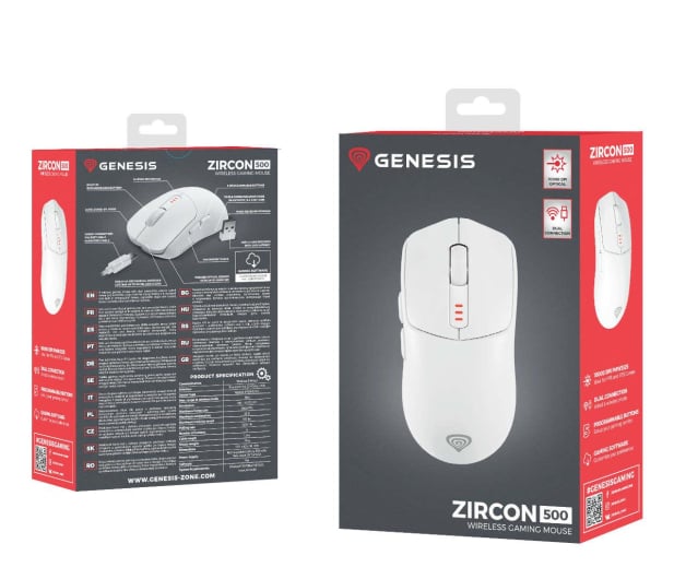 Genesis Zircon 500 Wireless biała - 1207217 - zdjęcie 11
