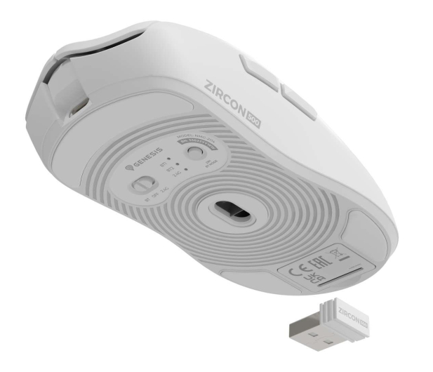 Genesis Zircon 500 Wireless biała - 1207217 - zdjęcie 9
