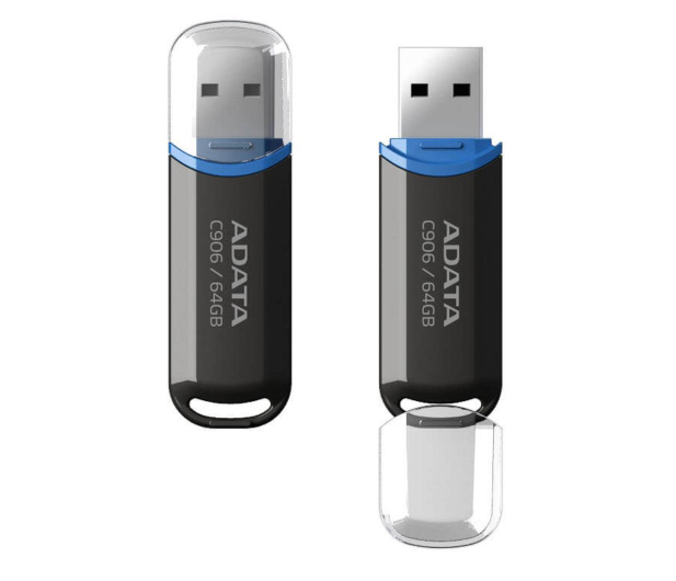 ADATA 64GB C906 czarny USB 2.0 - 1202704 - zdjęcie 2