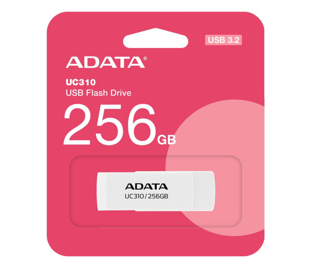 ADATA 256GB UC310 biały (USB 3.2) - 1202717 - zdjęcie