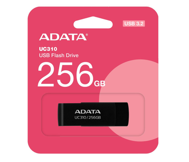 ADATA 256GB UC310 czarny (USB 3.2) - 1202715 - zdjęcie