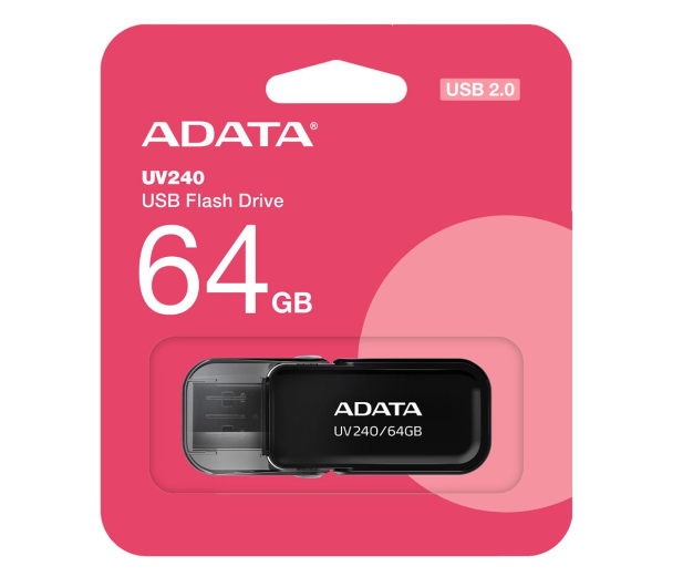 ADATA 64GB UV240 czarny USB 2.0 - 1202694 - zdjęcie