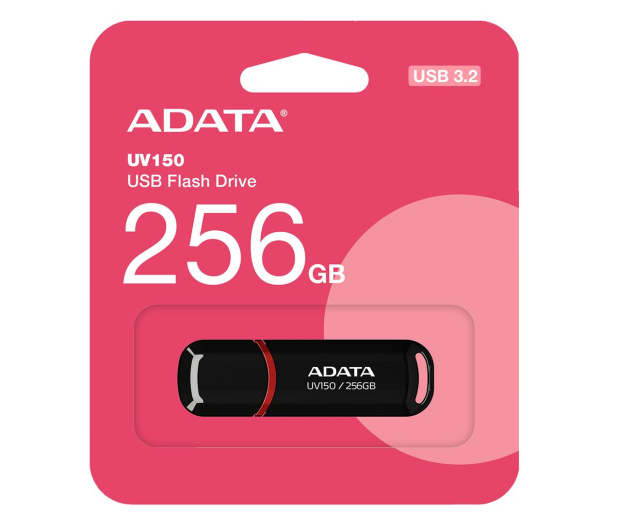 ADATA 256GB DashDrive UV150 czarny (USB 3.2) - 1202709 - zdjęcie
