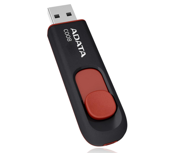 ADATA 32GB DashDrive Classic C008 czarno-czerwony USB 2.0 - 1202724 - zdjęcie 2