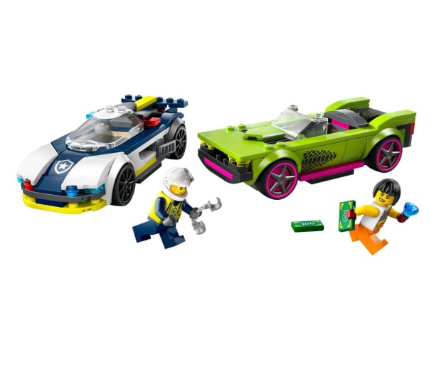 LEGO City 60415 Pościg radiowozu za muscle carem - 1202617 - zdjęcie 3
