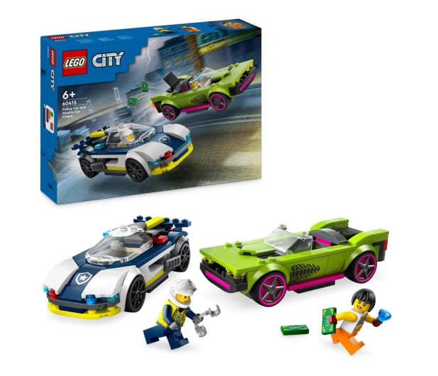 LEGO City 60415 Pościg radiowozu za muscle carem - 1202617 - zdjęcie 2
