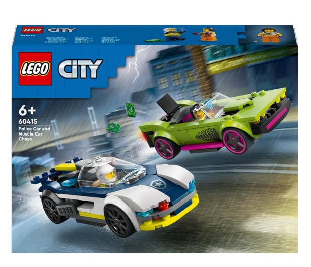 LEGO City 60415 Pościg radiowozu za muscle carem - 1202617 - zdjęcie 6