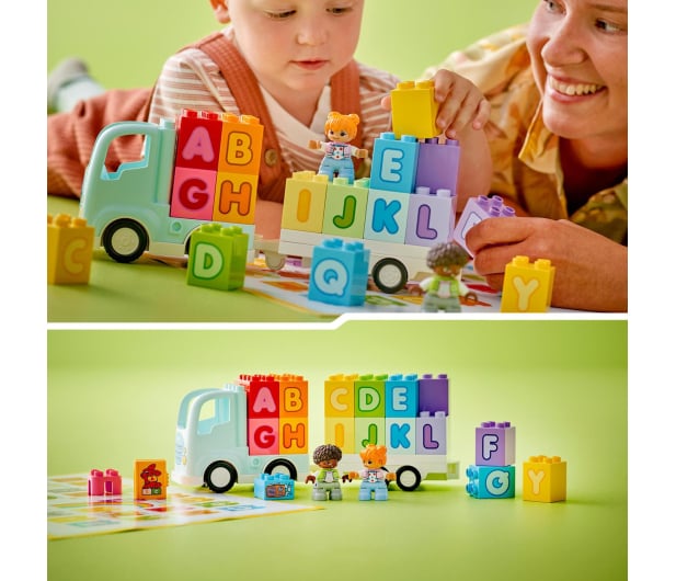 LEGO DUPLO 10421 Ciężarówka z alfabetem - 1202656 - zdjęcie 5