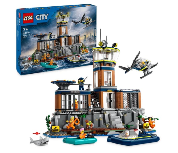 LEGO City 60419 Policja z Więziennej Wyspy - 1203602 - zdjęcie 2