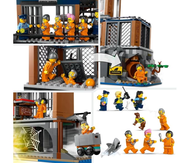 LEGO City 60419 Policja z Więziennej Wyspy - 1203602 - zdjęcie 5