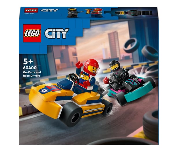 LEGO City 60400 Gokarty i kierowcy wyścigowi - 1202571 - zdjęcie