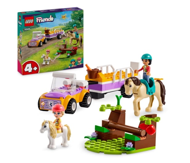 LEGO Friends 42634 Przyczepka dla konia i kucyka - 1202562 - zdjęcie 2