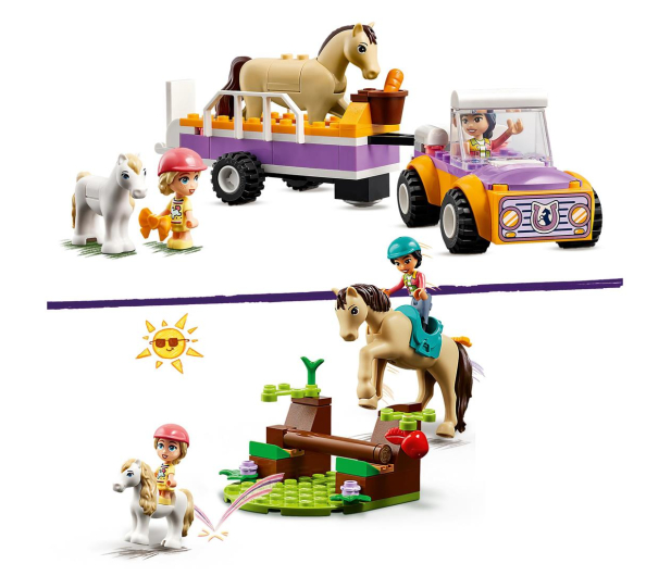 LEGO Friends 42634 Przyczepka dla konia i kucyka - 1202562 - zdjęcie 3