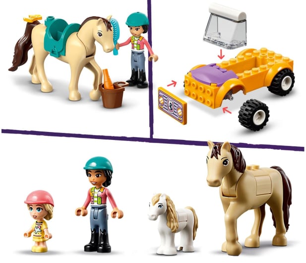 LEGO Friends 42634 Przyczepka dla konia i kucyka - 1202562 - zdjęcie 4